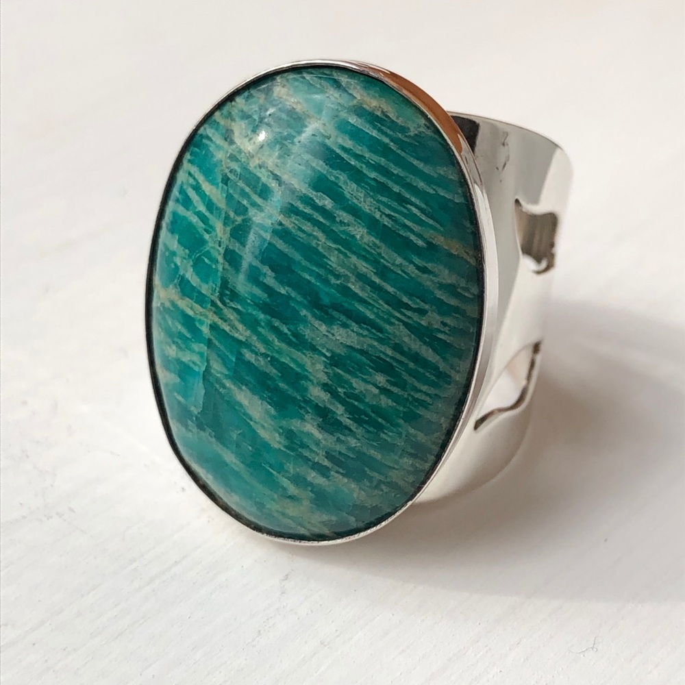 925 Silver Gemstone Ring
